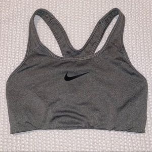 NIKE Gray Sports Bra
